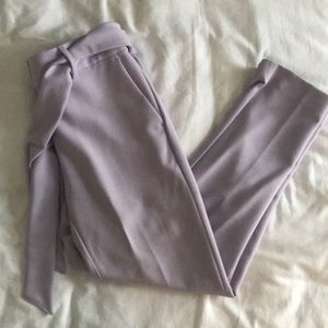 LOFT Marissa slim tie lavender pant